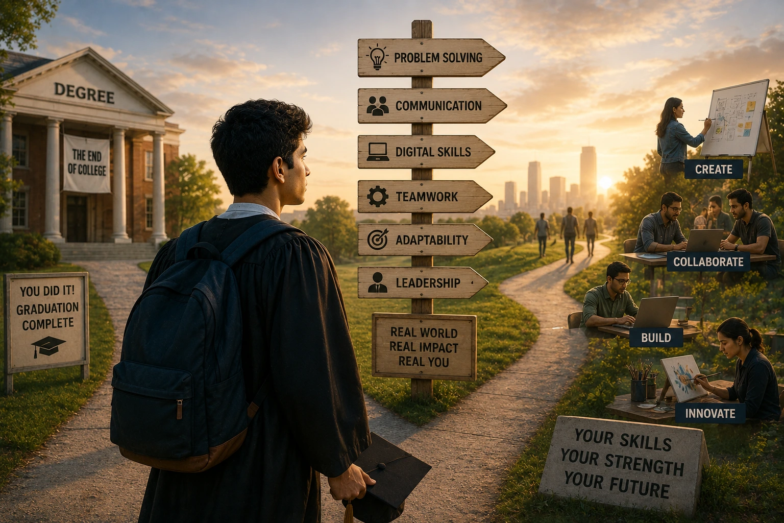 Beyond Graduation, Real Skills Matter