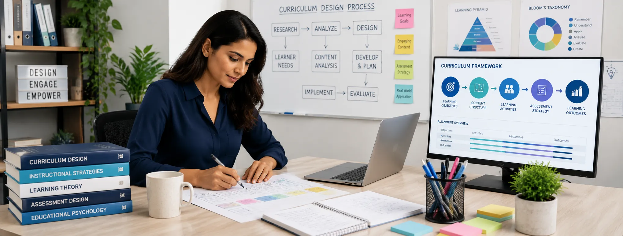Curriculum Designer creating engaging learning experiences for students at AspireLyfX