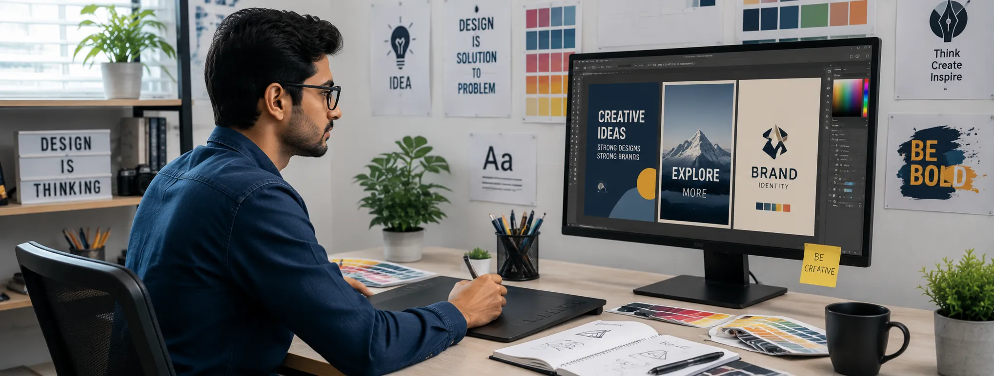 Professional Graphics Designer creating branding and marketing visuals for AspireLyfX